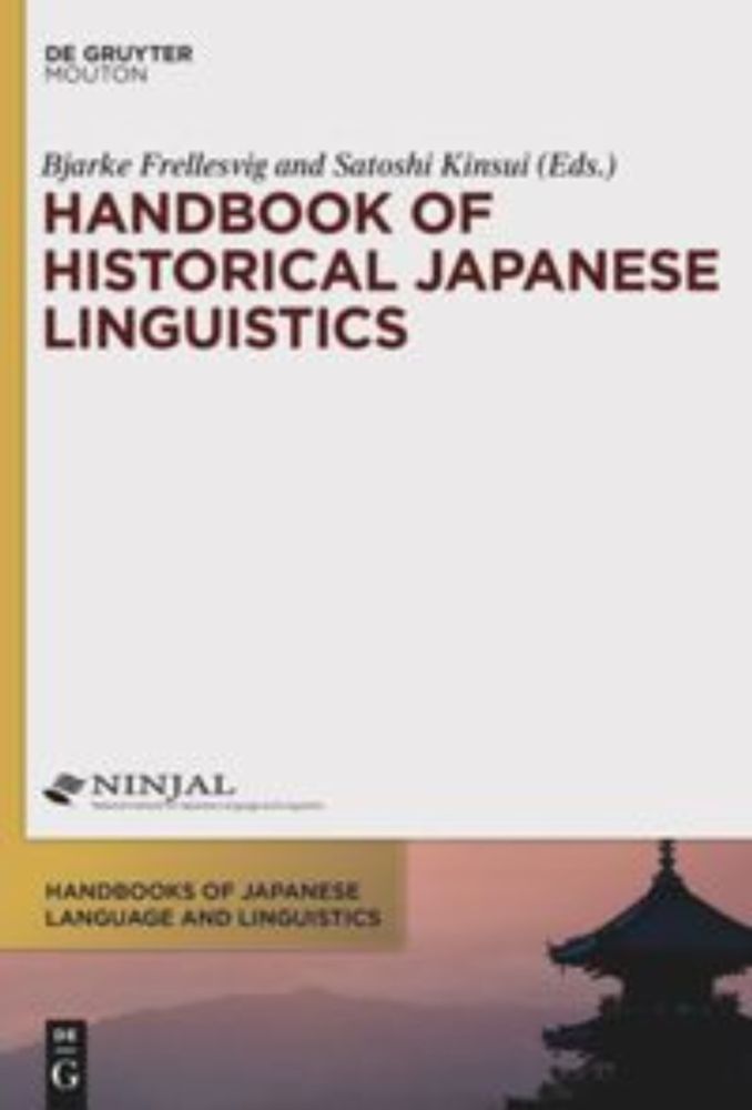 Handbook of Historical Japanese Linguistics