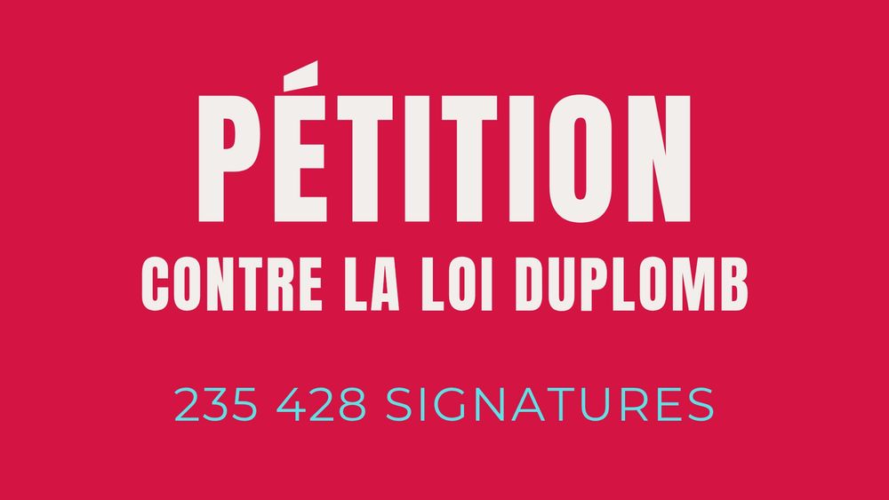 Pétition contre la loi duplomb : 235 000 signatures à 18h45 le 18 juillet 