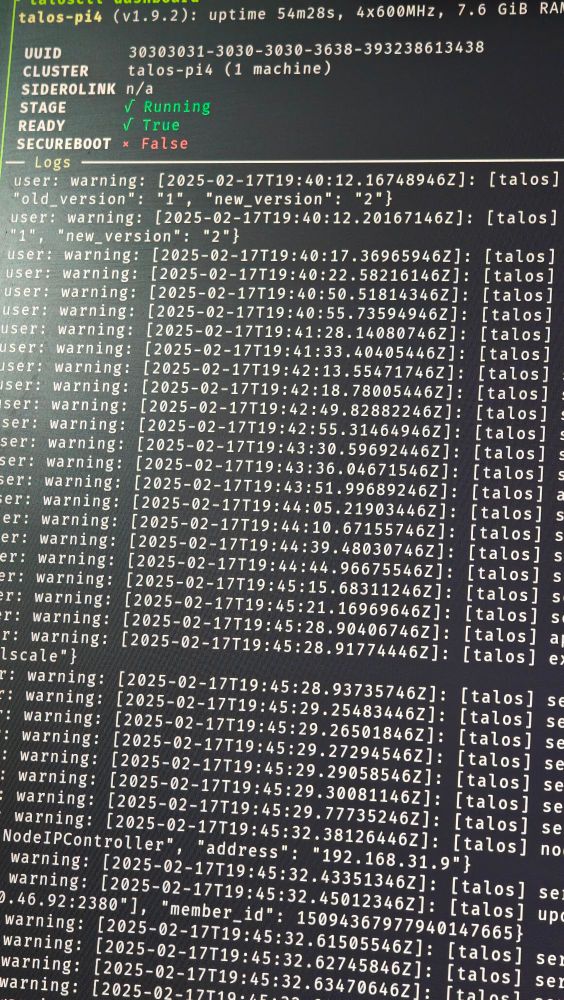 Talos linux.