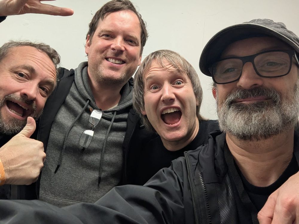 Rock band Ash and two ne'er do wells