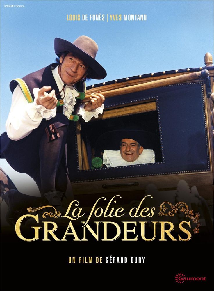 "La folie des grandeurs", une comédie française tournée en Espagne dans des lieux similaires au western italien, qui emprunte à son humour grinçant et vachard, et dont le thème principal composé par Michel Polnareff semble très inspiré des BO d'Ennio Morricone.