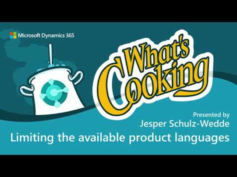 What's Cooking in Business Central: Limiting the available product languages