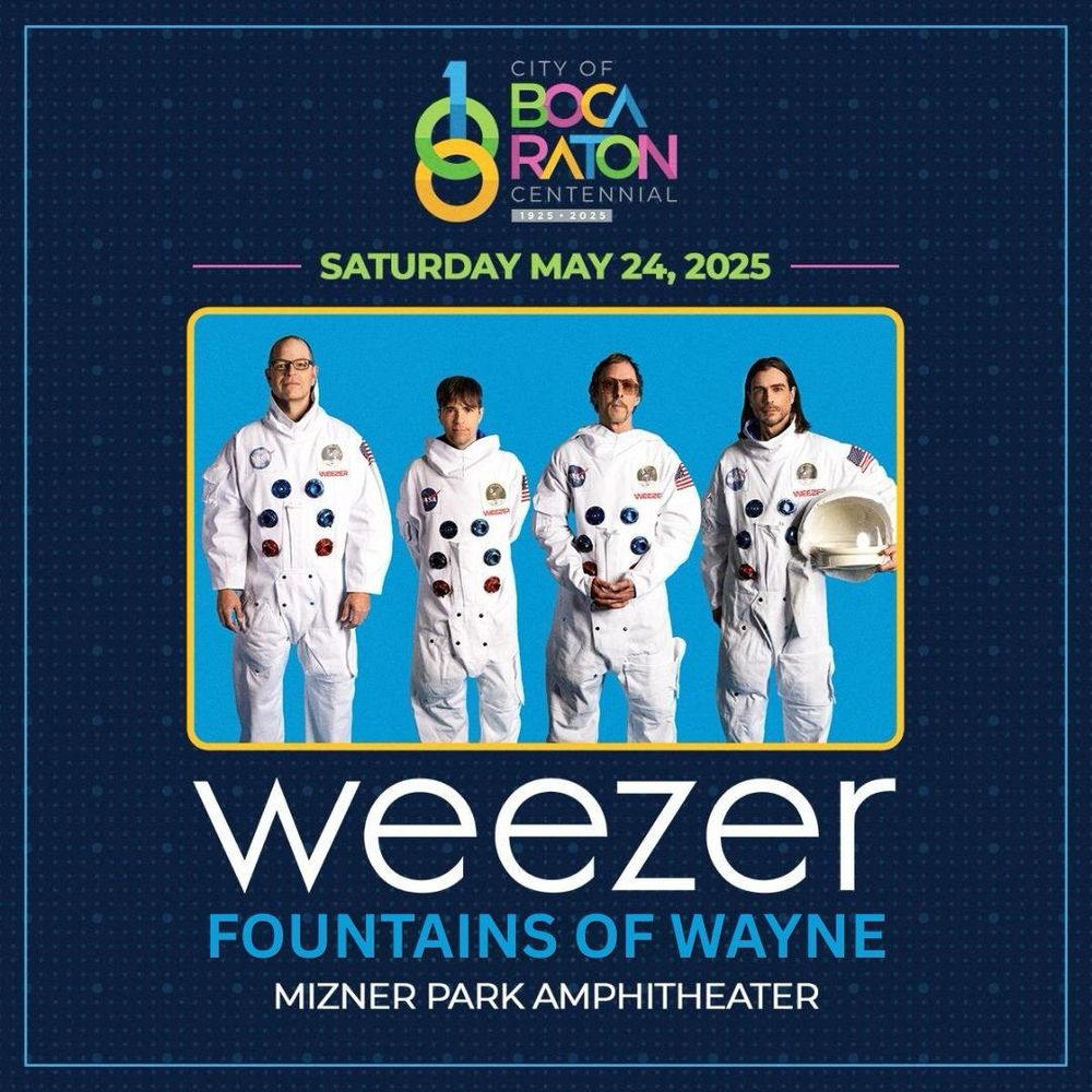 Fountains of Wayne opening for Weezer in Boca raton may 24