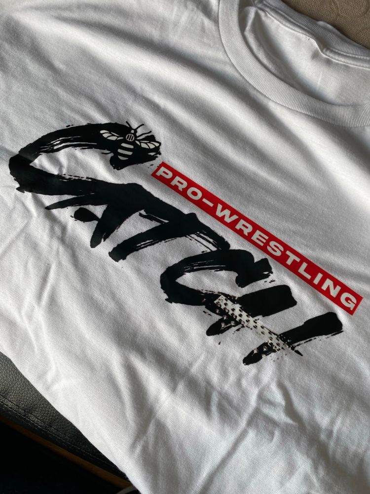 Step One: A crisp white CATCH t-shirt, a limited run with a logo modelled from NOAH's original design