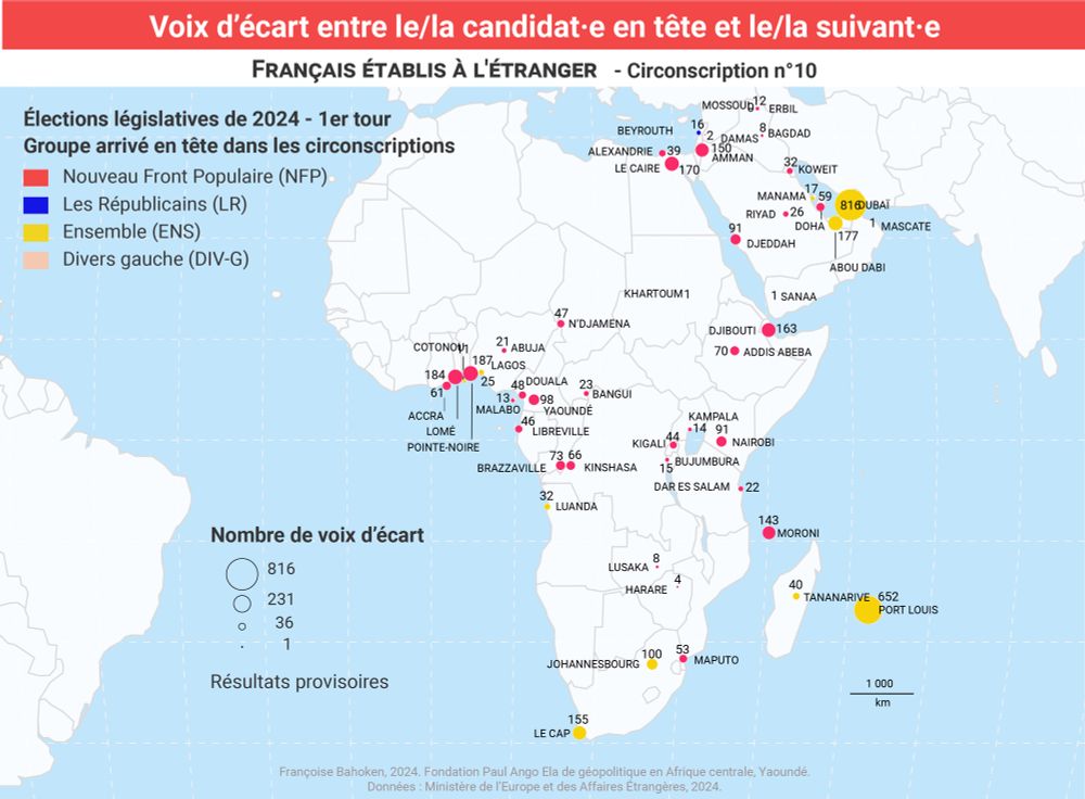 Cartographie d’un duel électoral NFP-ENS : le cas de la 10e circonscription des Français de l’étranger