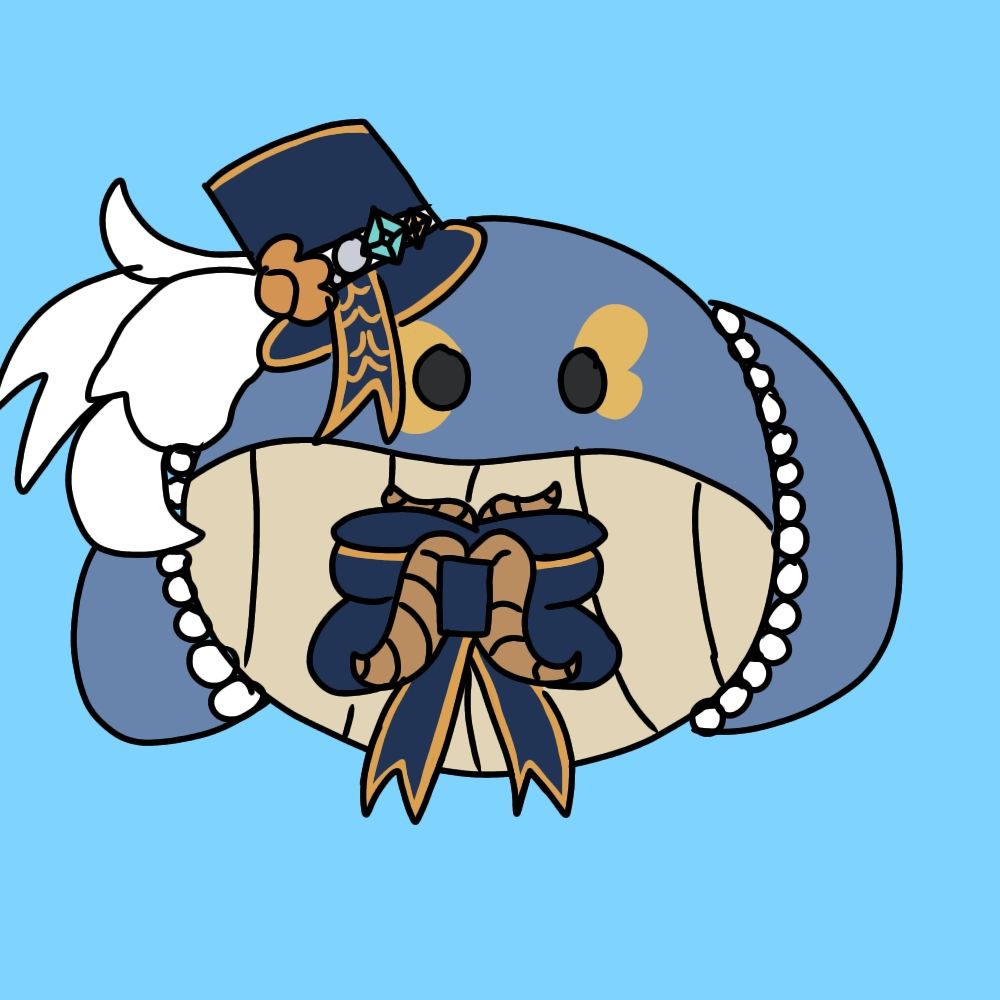 Full drawing of Maltruas the Wailmer since they get cut off in other drawings often (due to their size)