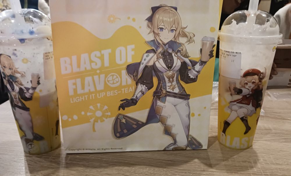 Drinks and bag!