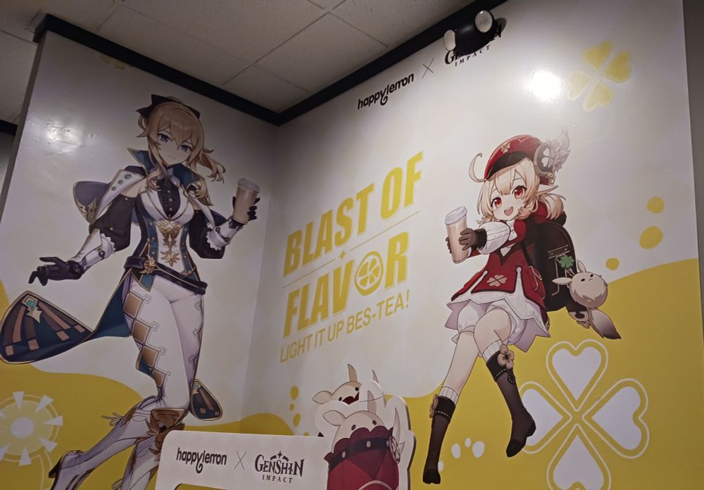 Wall decoration for the collab featuring Jean and Klee