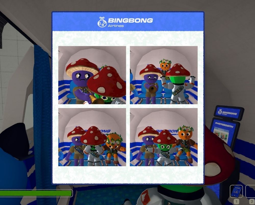 Foto booth pictures taking in peak.
