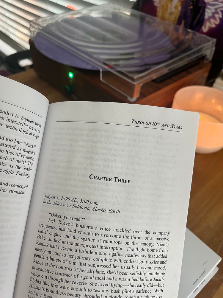 A book opened to Chapter 3, dated August 1, 1996 AD