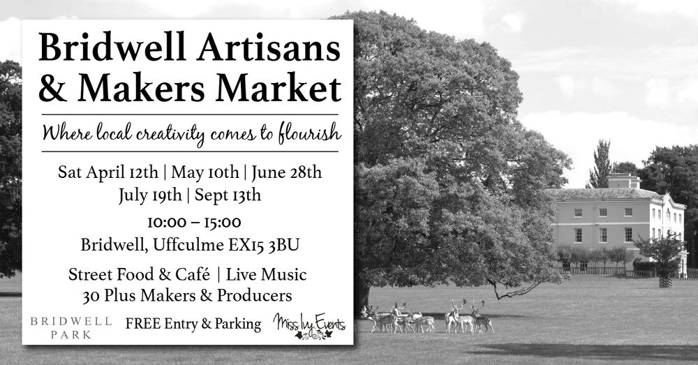 Bridwell Artisan Market, Uffculme. Saturday 12 April 2025.