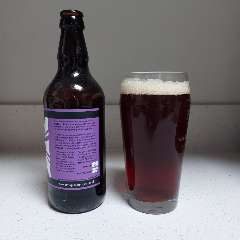 Cottage Beer Project Rambler 5.9% ABV 