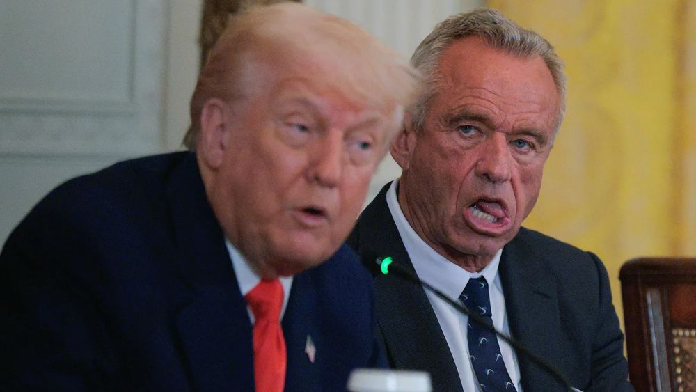 RFK Jr looking like a total weirdo 