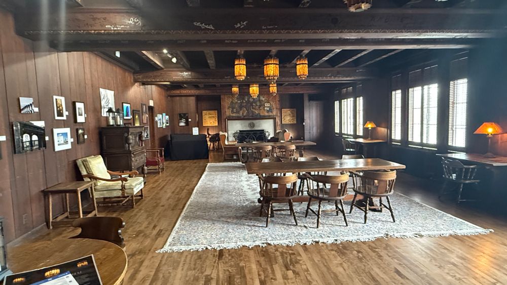 Photograph of the Interior of the Scarab Club in Detroit