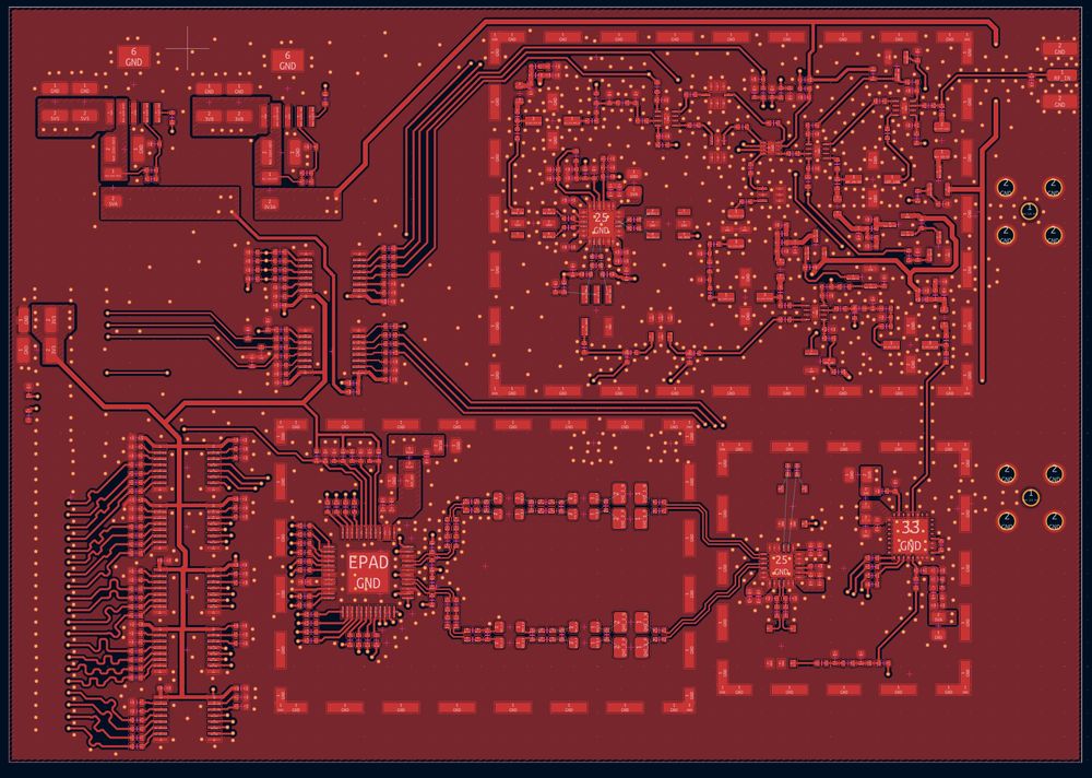 Top side layout