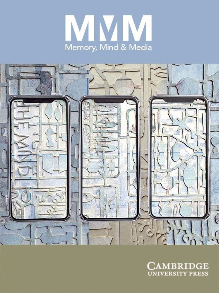 Finding and sorting in hybrid memory practices: ‘doing memories’ in connection with the logic of Facebook | Memory, Mind & Media | Cambridge Core