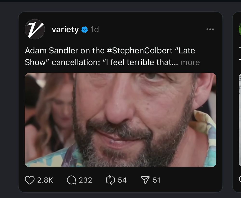 Tweet from Variety:
