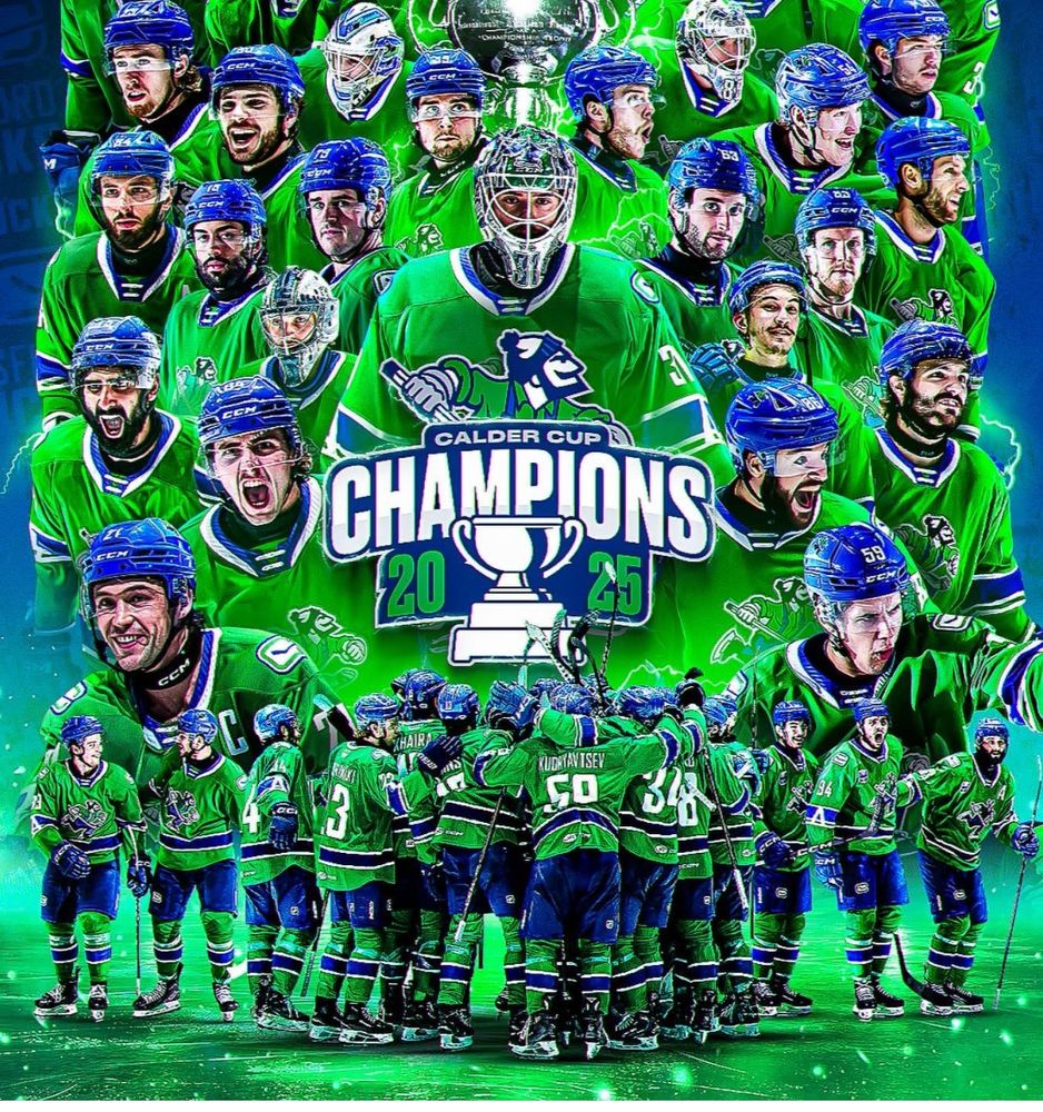 Abbotsford Canucks. Calder cup champs