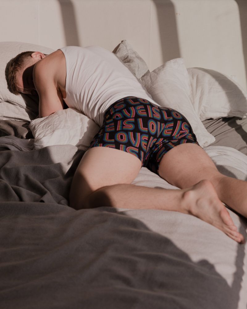 me in undies being coy