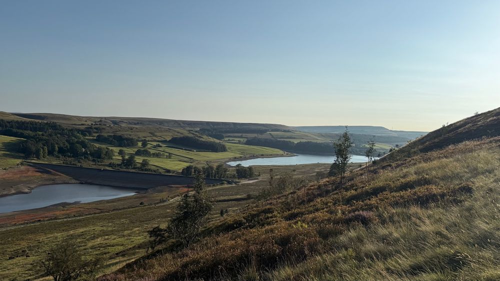 Pic of Calf Hey and Ogden reservoirs- Rossendale, SE Lancs 