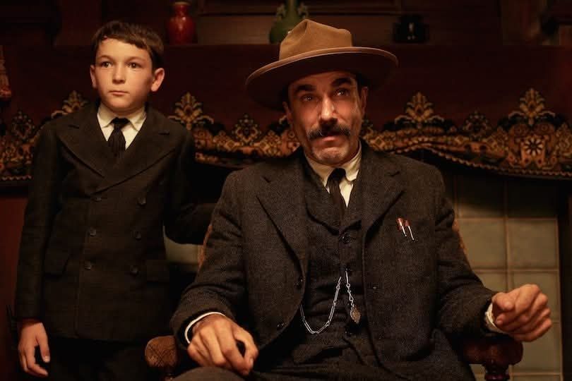Daniel Plainview and "son" from There Will Be Blood