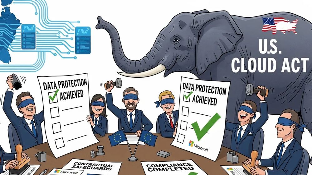 Regulators declare victory over contractual band-aids while Cloud Act elephant remains in room.