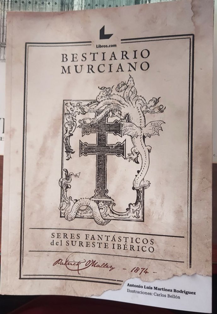 Portada de 'Bestiario murciano', por A. L. Martínez Rodríguez y C. Bellón (2024). Publicado en Libros.com.
