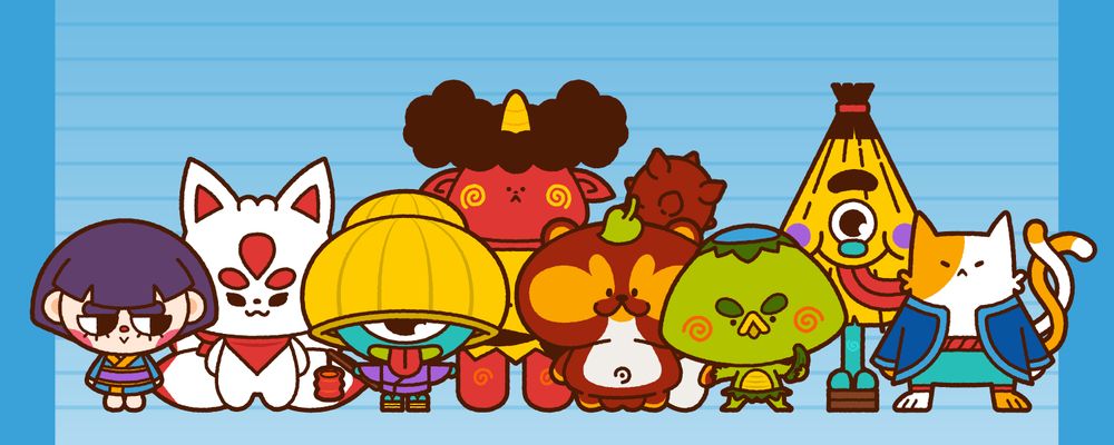 Myths&Folks™'s Yokai Gumi® © Squid&Pig