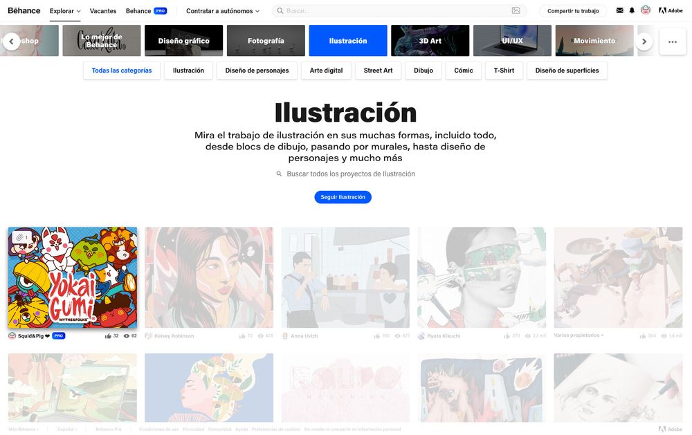 Yokai Gumi® Myths&Folks™ license project has been featured in the Behance Illustration Gallery!