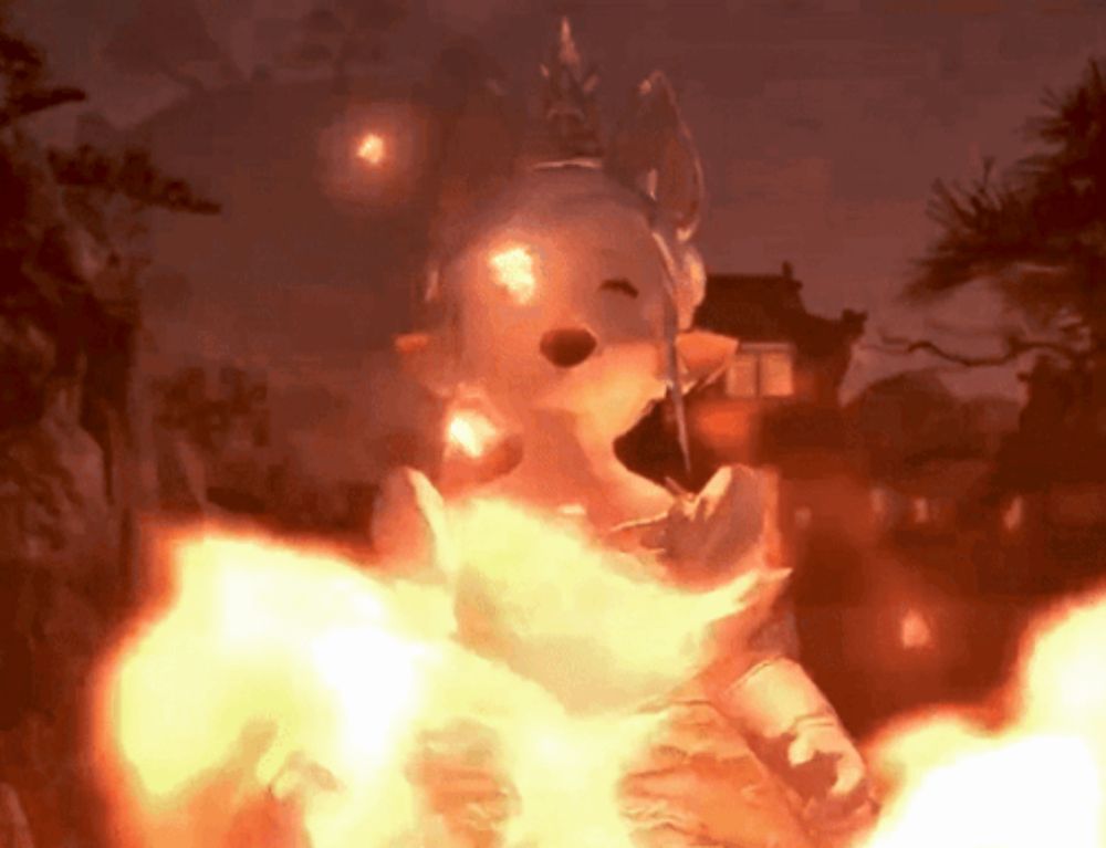 Lululovesriku Lalafell GIF