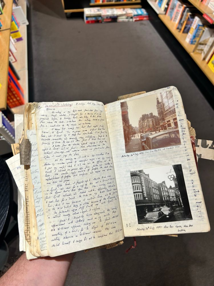 One of Mr Lucas’s diaries