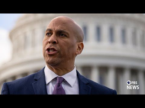 WATCH LIVE: Sen. Cory Booker protests Trump’s agenda in marathon Senate speech