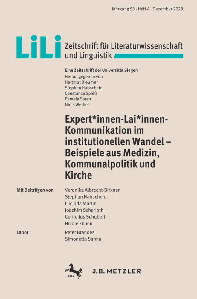 Zeitschriften als Common Grounds früher Popkulturen - Zeitschrift für Literaturwissenschaft und Linguistik