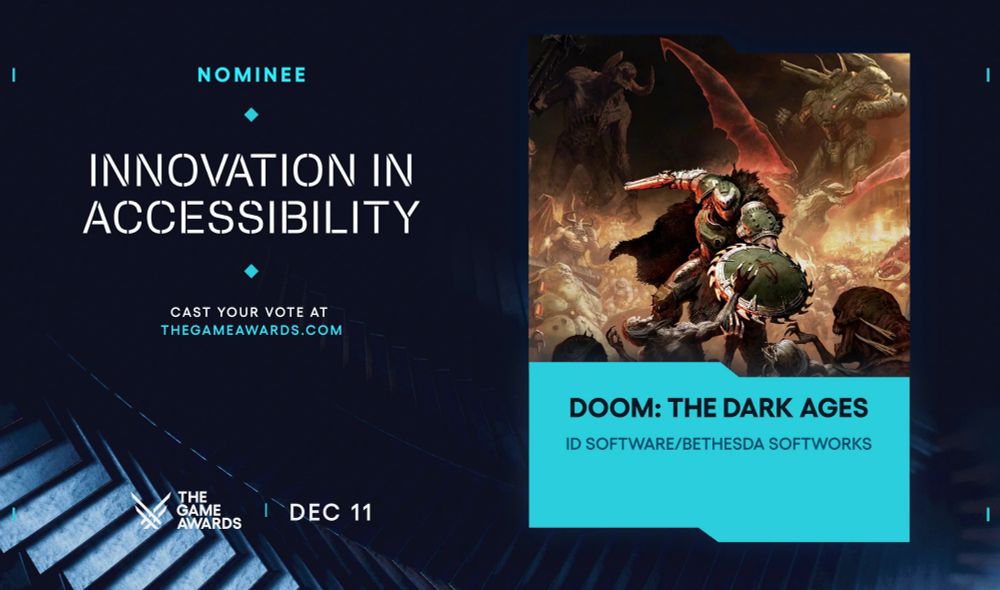 The same as the last image. However, this time the category is for Innovation in Accessibility.