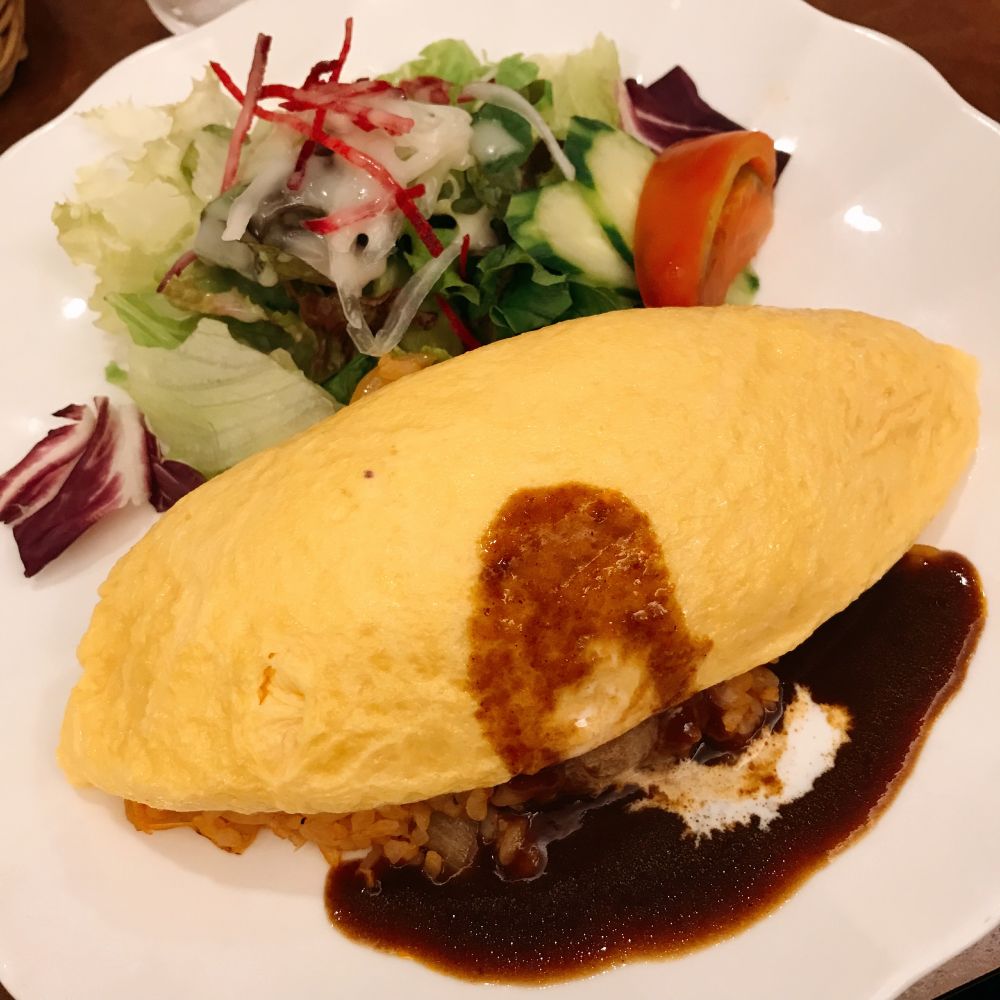 オムライス デミグラスソース