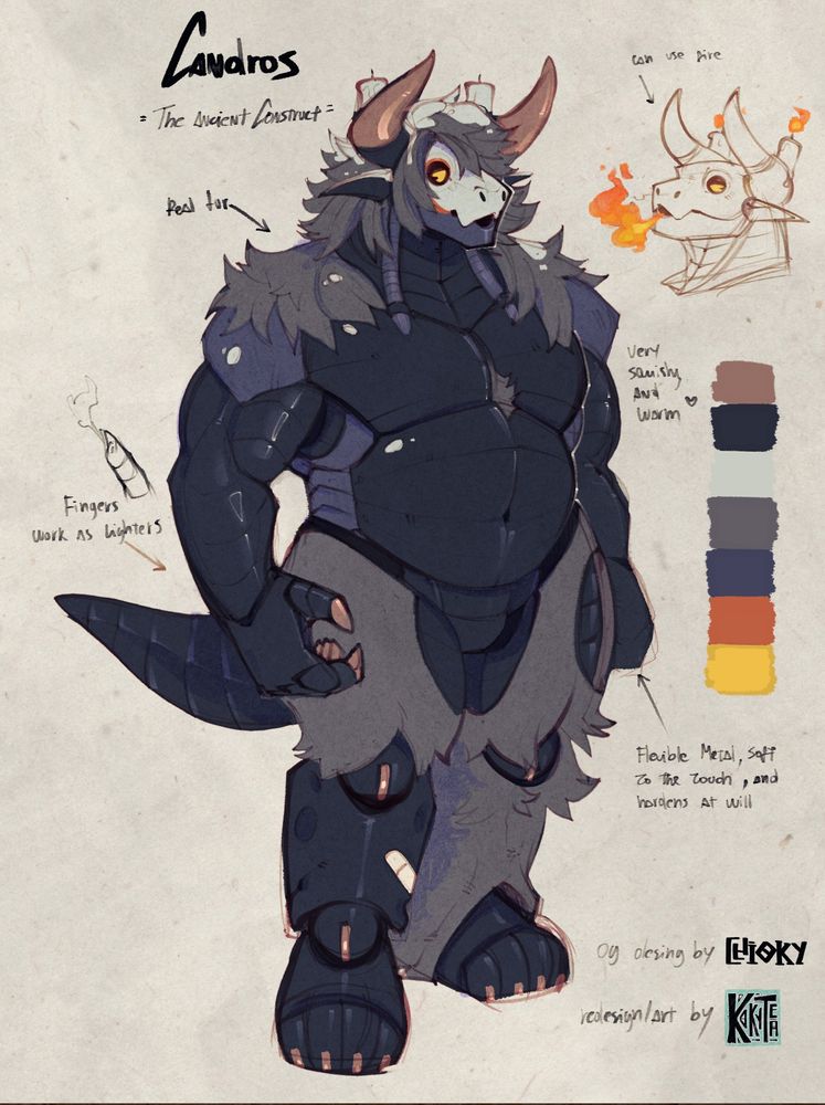 Oc sketch, with color!
Og design was made by Chioky!
