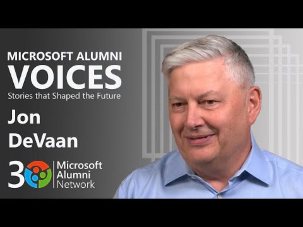 Jon DeVaan | Microsoft Alumni Voices