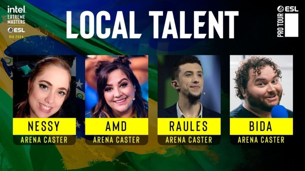 IEM Rio: com BiDa, equipe talent é anunciada pela ESL