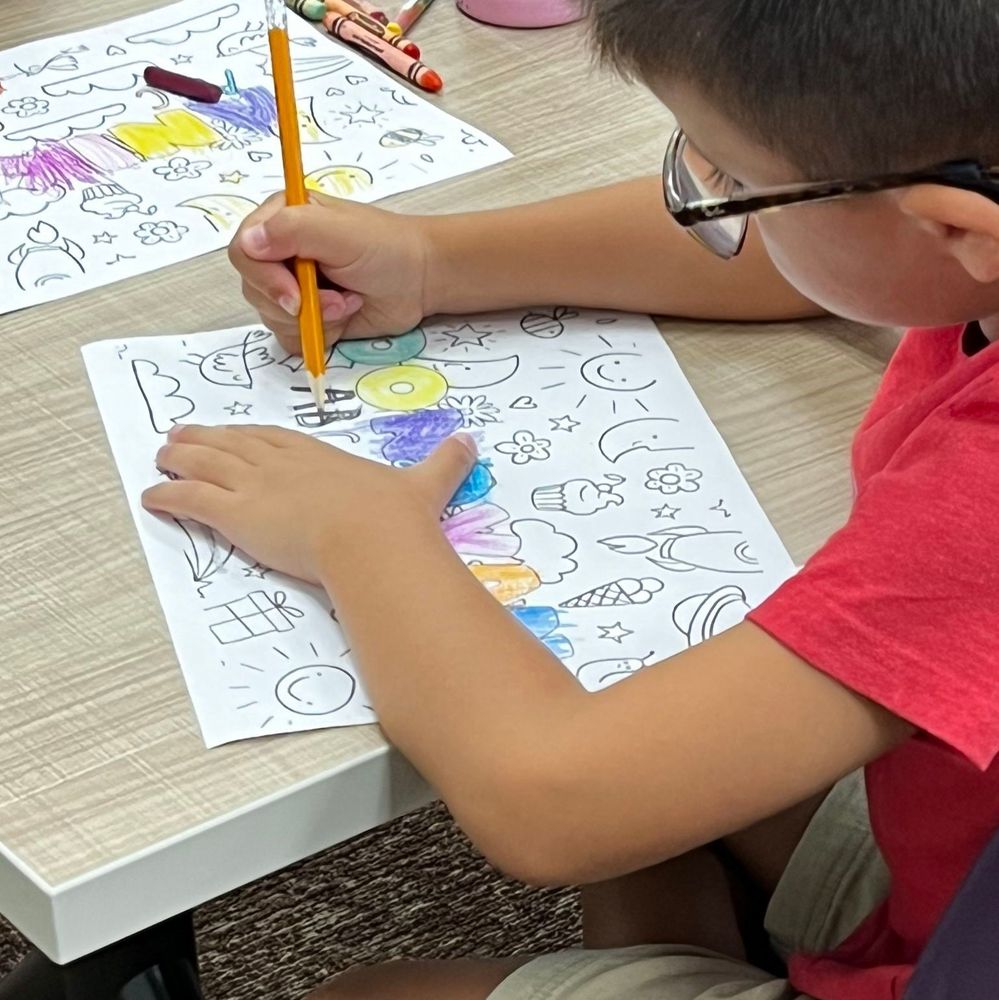 Coloring sheet.