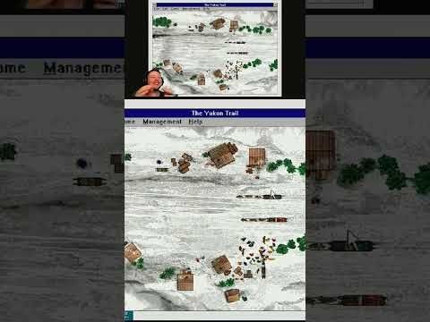 gambling is fun until this happens. #retrogaming #yukontrail #edutainment #dograce