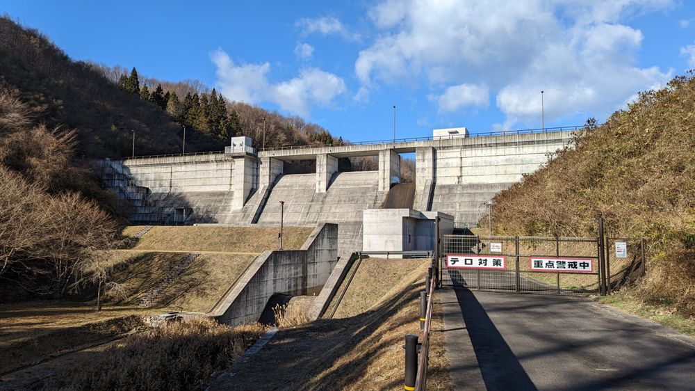 こまちダム（2022年11月訪問時）