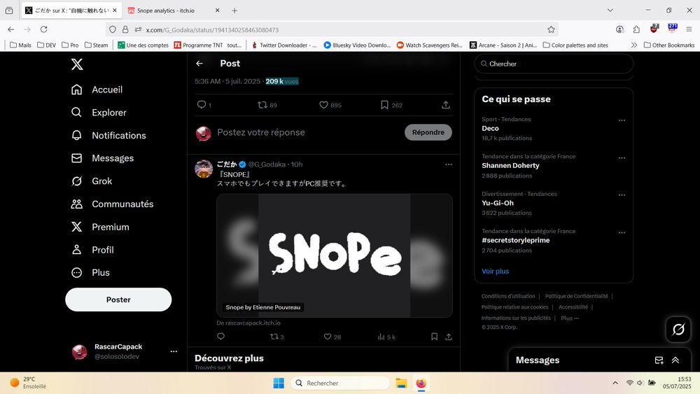the link to snope's itch page in a comment below the original post. 5k views