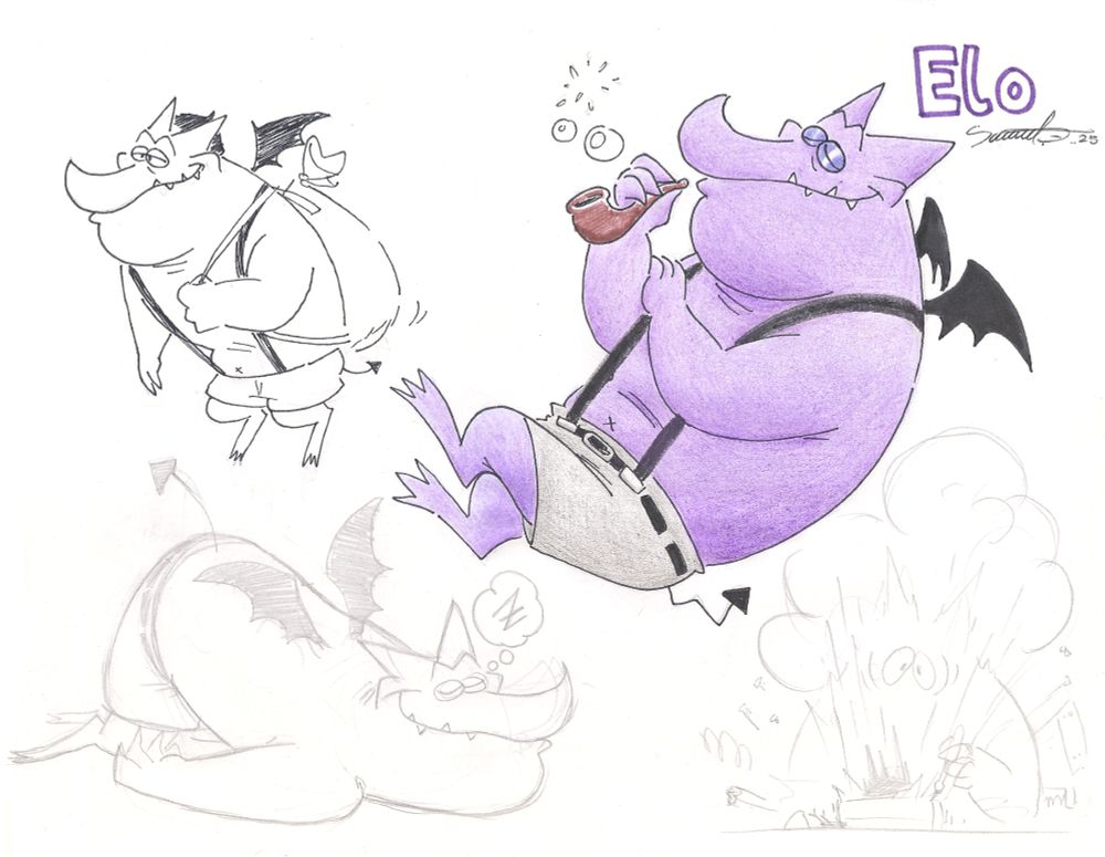 His hobby is to collect all kinds of junk he can find and try to fix it or give it a new use, although sometimes it blows up in his face.