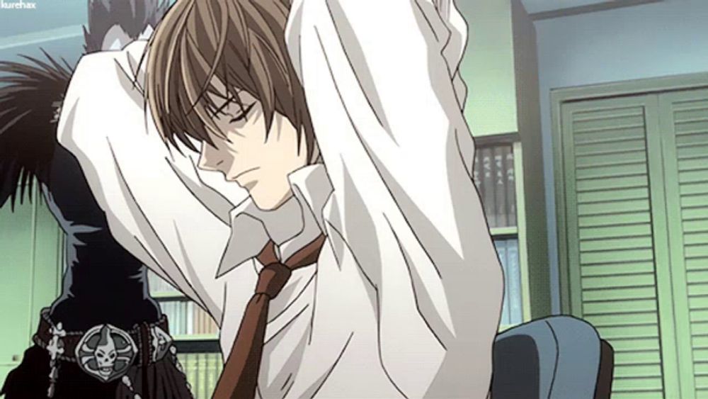 Light Yagami Death Note GIF