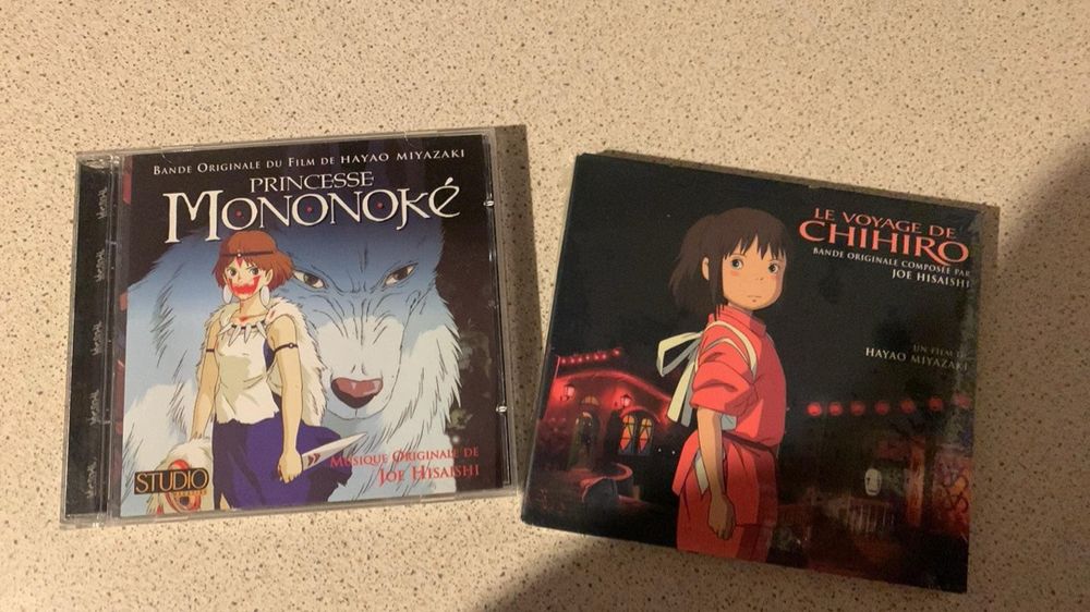 princess mononoke and spirited away CDs