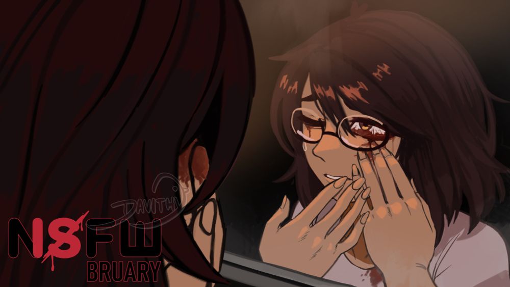 Daisey is seen looking in the mirror as her right eye wells up with blood. She goes to touch it, unsure of why she's bleeding there.