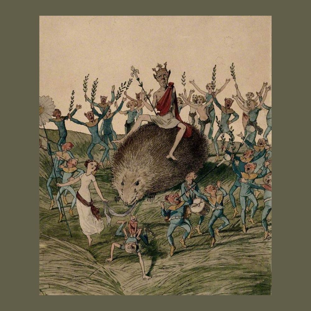 A Victorian watercolour as described in the post.
