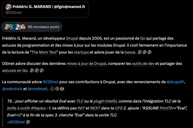 Résumé du profil de FGM - Frédéric G. MARAND - selon l'IA Grok de X/Twitter