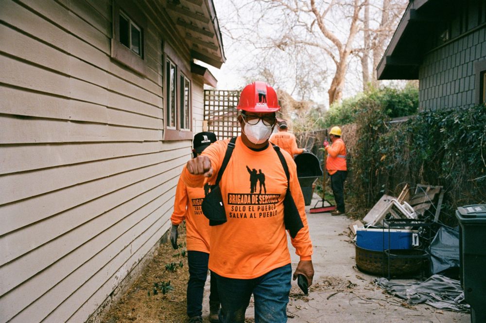 Undocumented day laborers cleared debris after the Eaton Fire. Now they’re afraid to work
