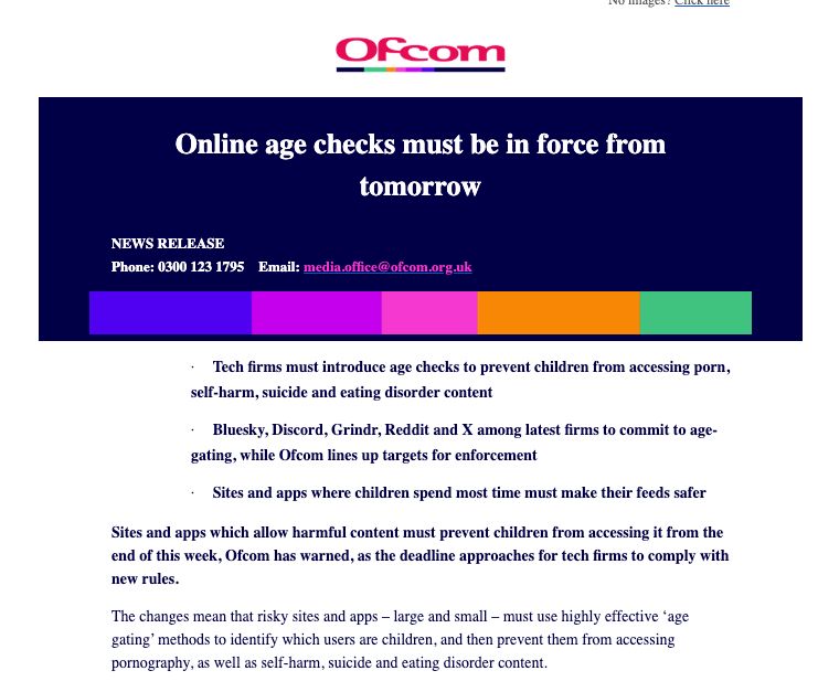 Ofcom email claiming X has committed to age gating